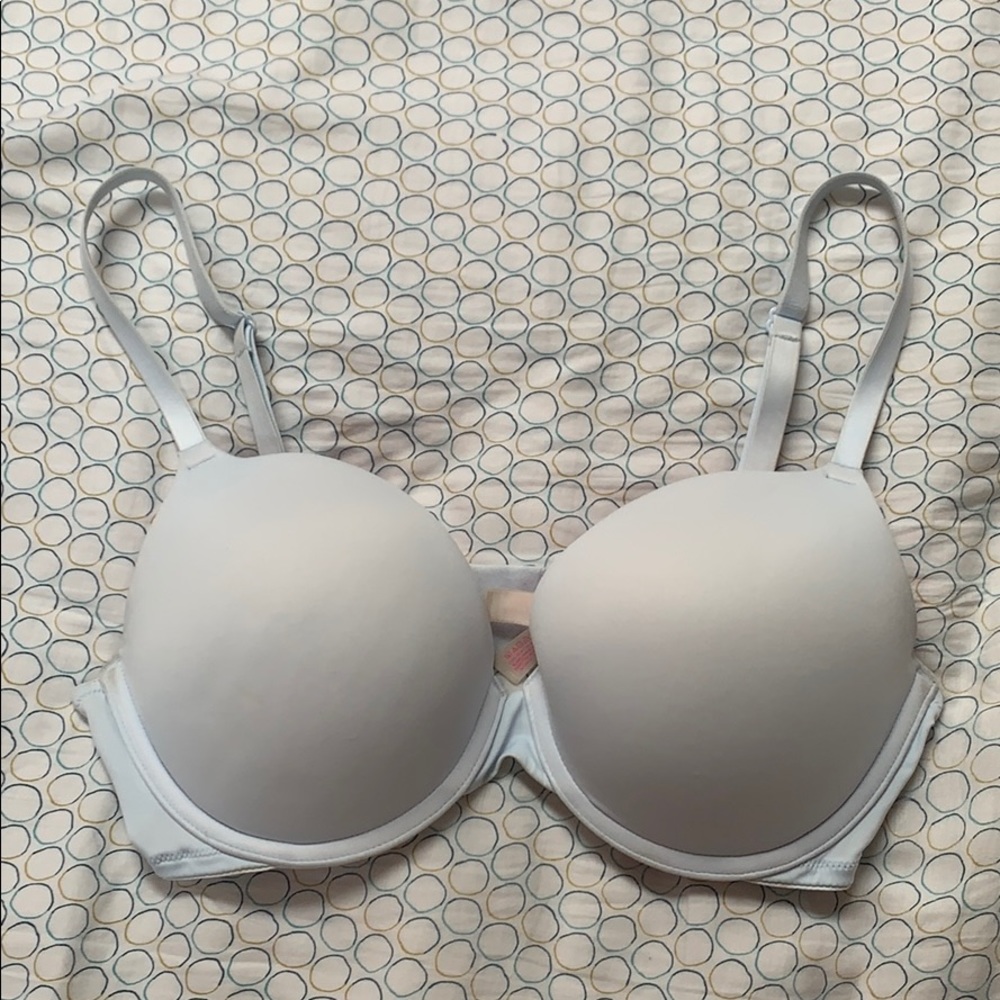 Baby blue bra